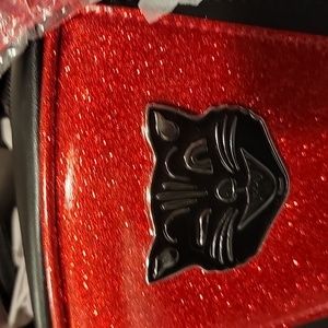 Red Sourpuss Purse Jinx Tuck n Roll